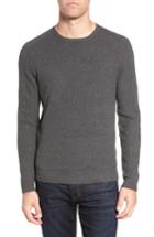 Men's Boss Naranjo Wool & Cotton Sweater, Size - Grey
