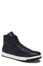 Men's Bugatchi Livorno High Top Sneaker .5 M - Blue