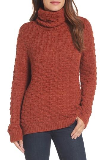 Women's Halogen Bubble Stitch Sweater, Size - Metallic