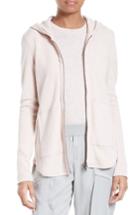 Women's Atm Anthony Thomas Melillo Front Zip Hoodie - Pink