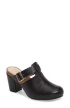 Women's Sudini Cindy Block Heel Mule M - Black