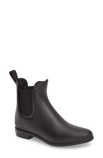 Women's Jack Rogers Sallie Chelsea Rain Bootie M - Black