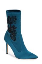 Women's Nina Dorella Pointy Toe Bootie .5 M - Blue/green