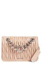 Miu Miu Club Matelasse Leather Shoulder Bag -