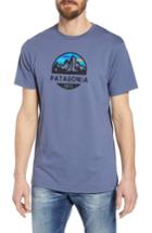 Men's Patagonia Fitz Roy Scope Crewneck T-shirt - Blue