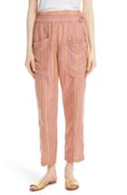 Women's Apiece Apart Daniela Metallic Stripe Ankle Pants