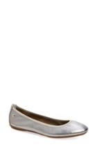 Women's Hush Puppies 'chaste' Ballet Flat .5 M - Metallic