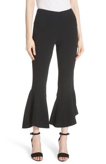 Women's Cinq A Sept Benton Flare Hem Pants - Black
