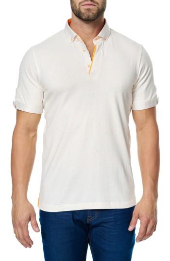 Men's Maceoo Woven Trim Polo (xl) - White