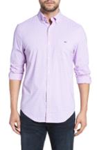 Men's Vineyard Vines Grand Cay Tucker Regular Fit Gingham Performance Sport Shirt - Purple