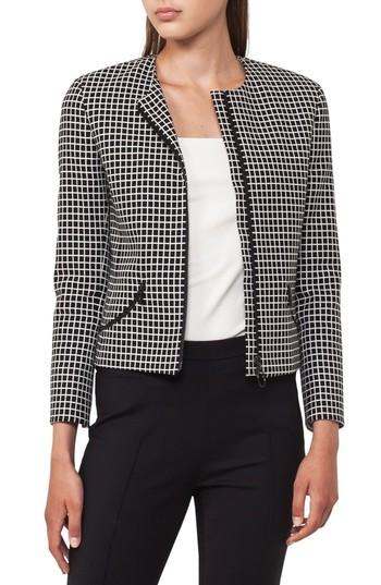 Women's Akris Punto Quadrant Circle Short Jacket