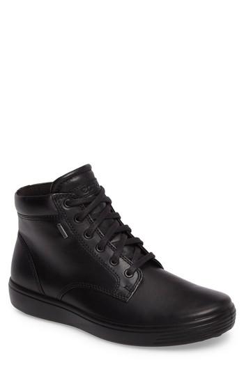 Men's Ecco Soft 7 Sneaker -8.5us / 42eu - Black