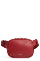 State Bags Homecrest Crosby Leather Belt Bag - Red