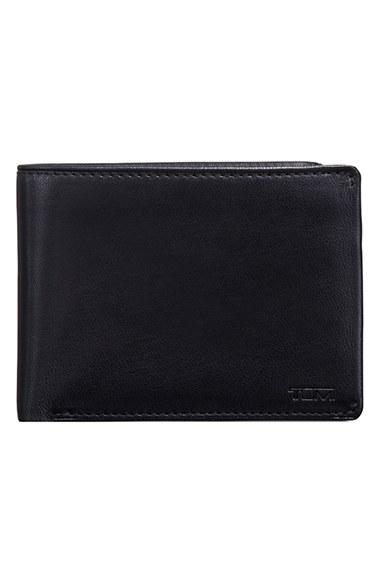 Men's Tumi 'chambers' Leather Wallet - Black