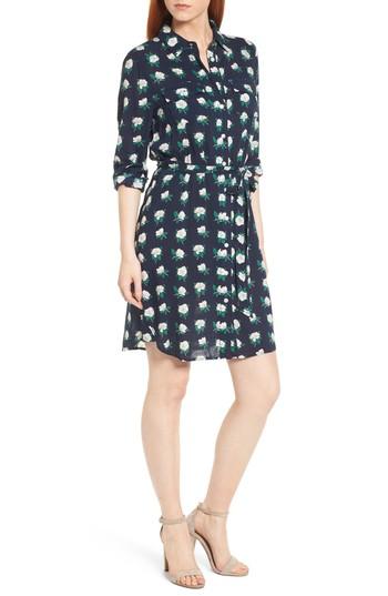 Women's Draper James Magnolia Casual Belted Shirtdress - Blue