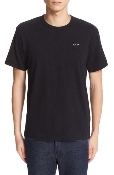 Men's Comme Des Garcons Play Logo Graphic T-shirt