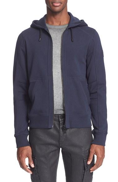 Men's Belstaff 'fleming' Full Zip Hoodie - Blue