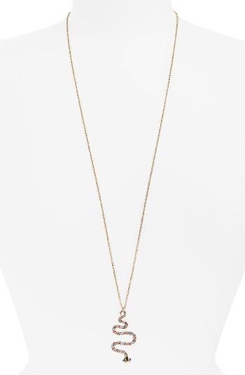Women's Kate Spade New York Spice Things Up Snake Pendant Necklace