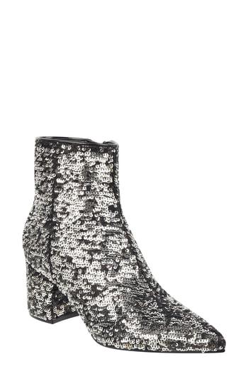 Women's Marc Fisher D Jarli Bootie, Size 5 M - Metallic