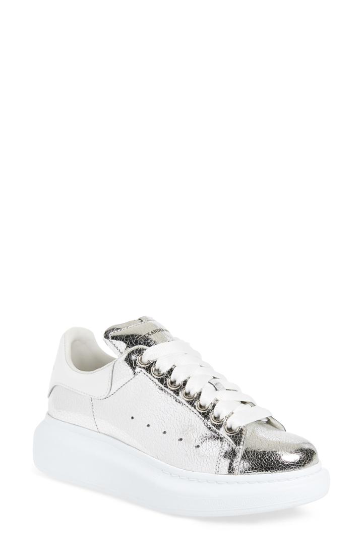 Women's Alexander Mcqueen Sneaker Us / 35eu - Metallic