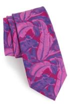 Men's Bonobos Banana Leaf Silk Tie, Size - Pink