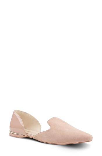 Women's Nine West Shay D'orsay Flat .5 M - Pink