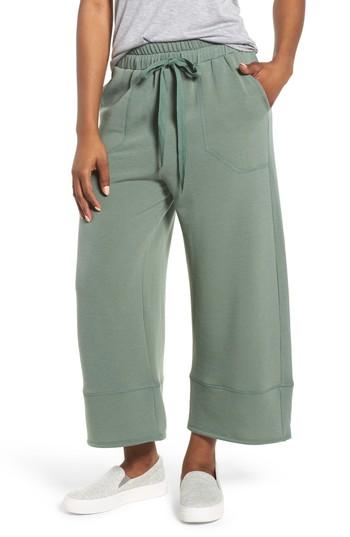 Women's Caslon Off-duty Easy Drawstring Pants - Green