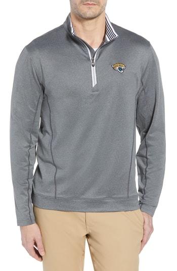 Men's Cutter & Buck Endurance Jacksonville Jaguars Fit Pullover, Size Small - Black