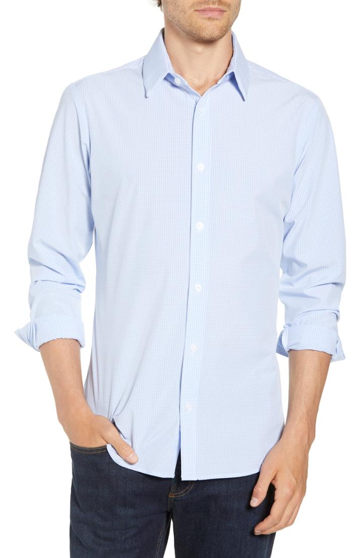 Men's Mizzen+main Ridgway Slim Fit Performance Sport Shirt