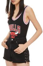 Women's Topshop By Unk Chicago Bulls Bodysuit - Black