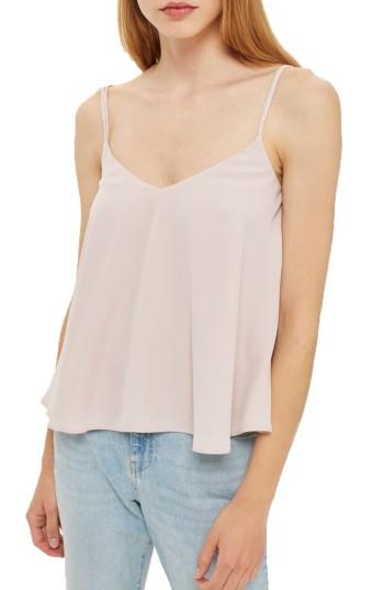 Women's Topshop Rouleau Swing Camisole Us (fits Like 6-8) - Pink