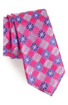 Men's Nordstrom Men's Shop Cole Floral Silk Tie, Size - Pink