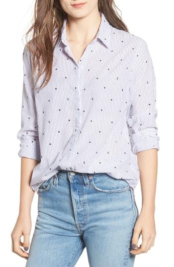 Women's Rails Taylor Star Stripe Shirt, Size - White