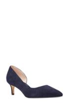 Women's Nine West Fiacre Half D'orsay Pump .5 M - Blue