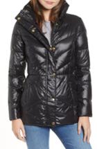Women's Sam Edelman Funnel Neck Down Jacket - Black