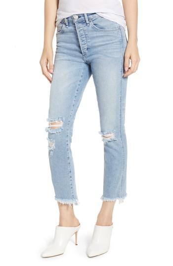 Women's Mcguire Valetta High Waist Crop Straight Leg Jeans