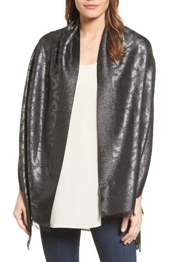 Women's Badgley Mischka Ocelot Jacquard Wrap