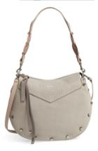 Jimmy Choo Artie Studded Leather Hobo Bag - Metallic