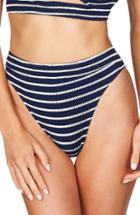 Women's Bound By Bond-eye The Savannah High-waist Bikini Bottoms, Size - Blue