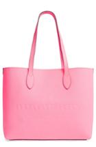 Burberry Large Remington Logo Leather Tote - Pink