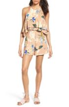 Women's Astr The Label Bianca Halter Romper - Coral