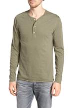 Men's Billy Reid Hartford Slim Fit Henley - Green