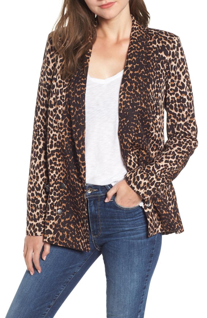 Women's Eliza J Faux Fur Caplet, Size - Pink
