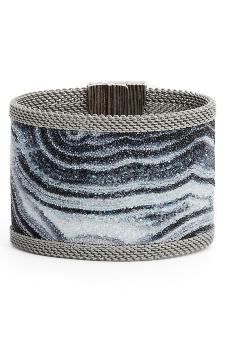 Women's Cynthia Desser Wide Swarovski Crystal Bracelet