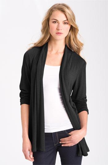 Mod.lusive Ruched Sleeve Long Cardigan (nordstrom Exclusive)