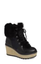 Women's Rudsak Torres Waterproof Genuine Rabbit Fur Trim Boot