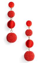 Women's Tasha Mixed Bead & Thread Drop Earrings
