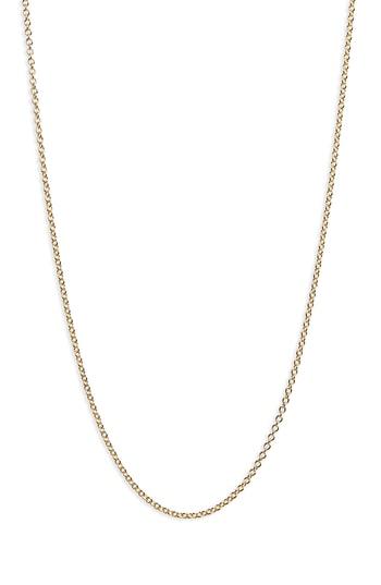 Women's Bony Levy 14k Gold Rolo Chain Necklace (nordstrom Exclusive)