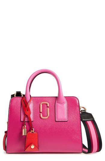 Marc Jacobs Little Big Shot Leather Tote - Grey