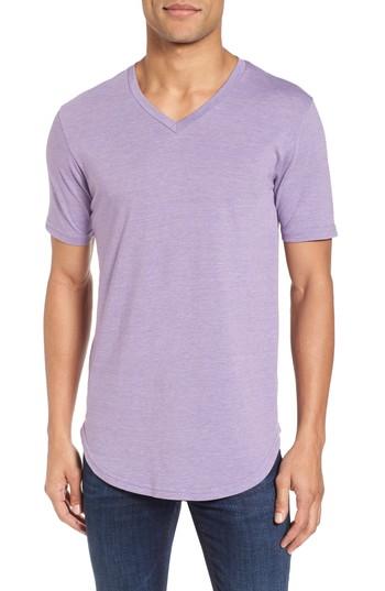 Men's Goodlife V-neck T-shirt, Size - Purple